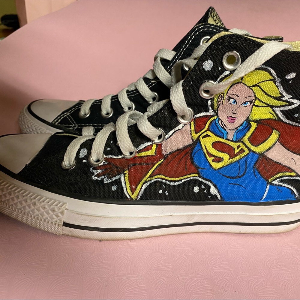 Converse Superhero High-Top Sneakers - Black and Multicolor